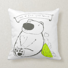 Almofada I've obteve sua parte traseira