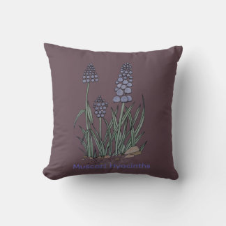 Almofada Jacintos Muscari Azuis