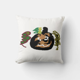 Almofada Jack de Halloween o café da lanterna