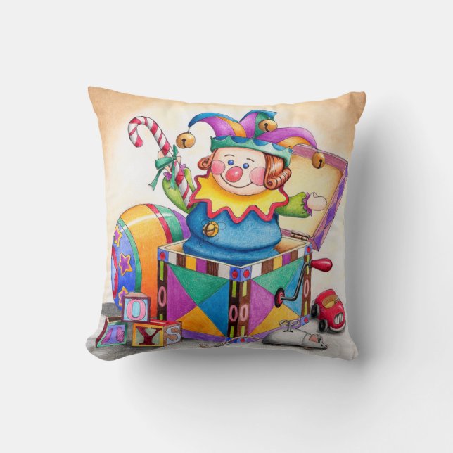 Almofada Jack in the Box - travesseiro (Frente)