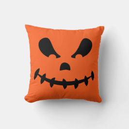 Almofada Jack O Lanterna Travesseiro decorativo de rosto de