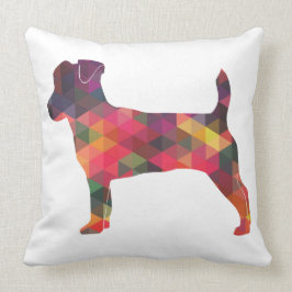 Almofada Jack Russell Terrier Geométrico Pattern Silhouette