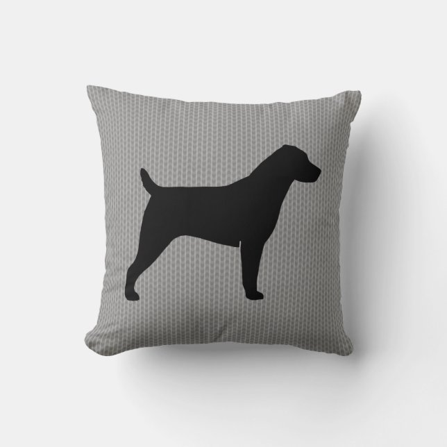 Almofada Jack Russell Terrier Silhouette (Frente)