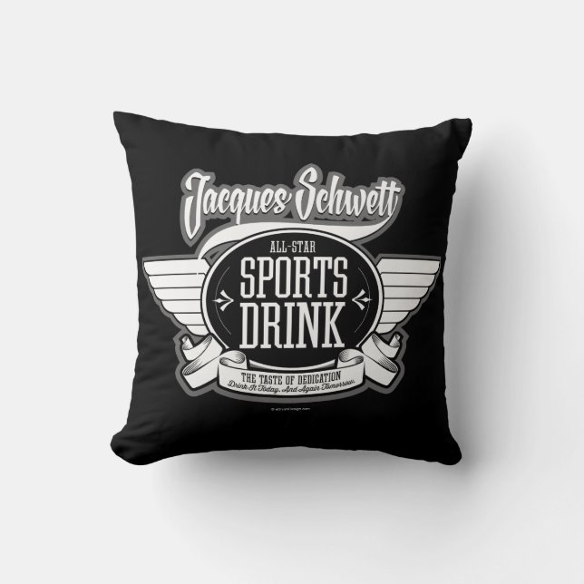 Almofada Jacques Schwett Sports Drink (Frente)