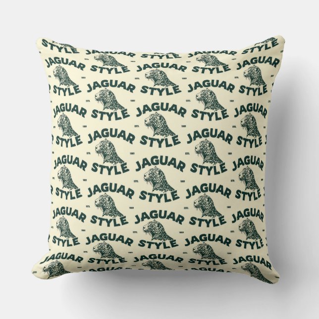 Almofada Jaguar Throw Pillow (Frente)