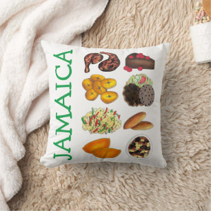 Almofada JAMAICA Comidas jamaicana Ilhas Caribes