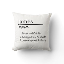 James, Definição de Nome Personalizado de Menino