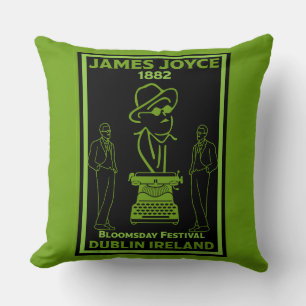 Almofada James Joyce Dublin Irlanda