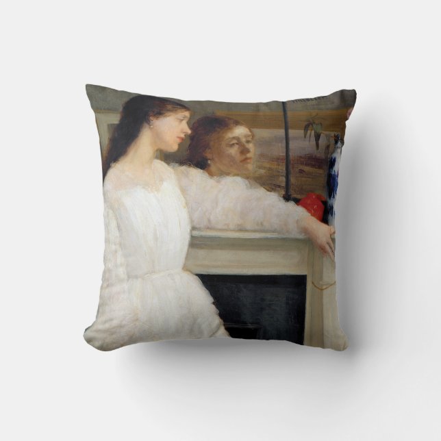 Almofada James Whistler - Sinfonia em branco nº 2 (Frente)
