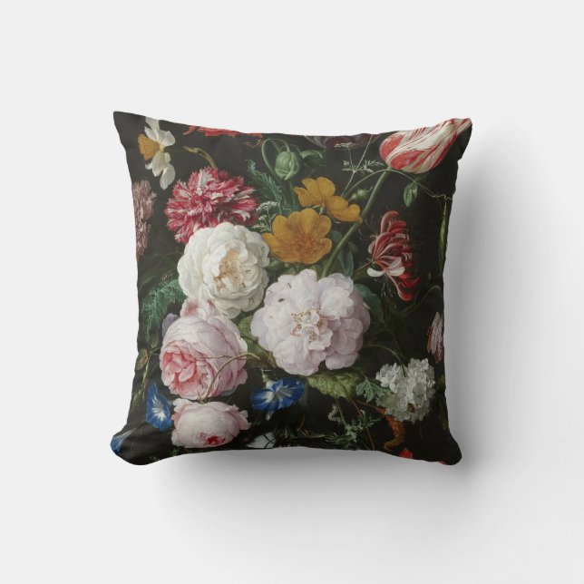 Almofada Jan Davidsz. De Heem - Vida Estática Com Flores (Frente)