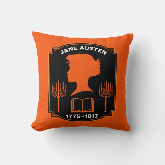 Almofada Jane Austen English Novelist (Frente)