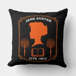 Almofada Jane Austen Romancista Inglesa
