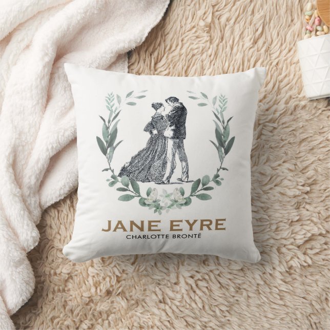 Almofada Jane Eyre e Edward Rochester com Wreath (Cobertor)