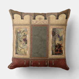 Almofada Janelas Vintage Do Travesseiro Decorativo Da Alma