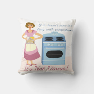 Almofada Janto congelado Slogan Kitsch Anos 50 Esposa