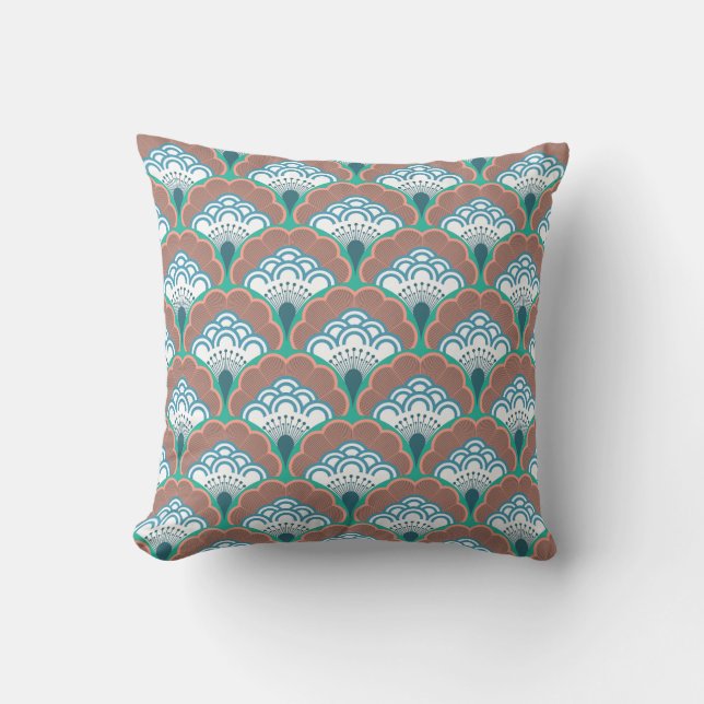Almofada Japanese art deco style_ Oriental (Frente)