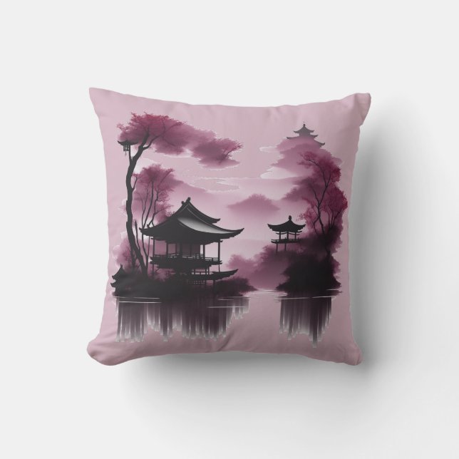 Almofada Japanische Landschaft - (Frente)