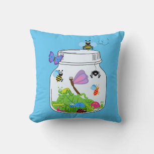 Almofada Jar De inseto Com Insetos Insetos Abelhas De Dragõ