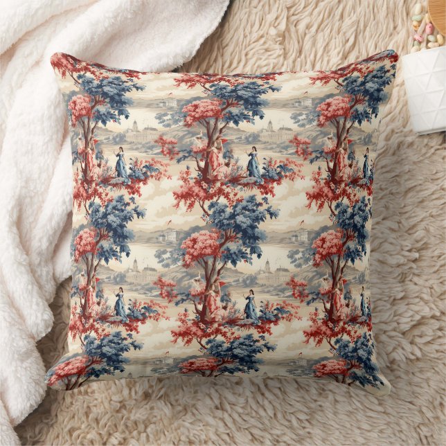 Almofada Jardim Americano Toile (Cobertor)