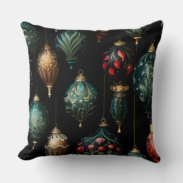 Almofada Jardim Botânico de Ornamento do Crepúsculo (Frente)