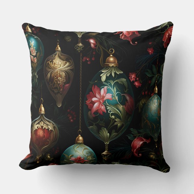 Almofada Jardim Botânico de Ornamento do Crepúsculo (Frente)