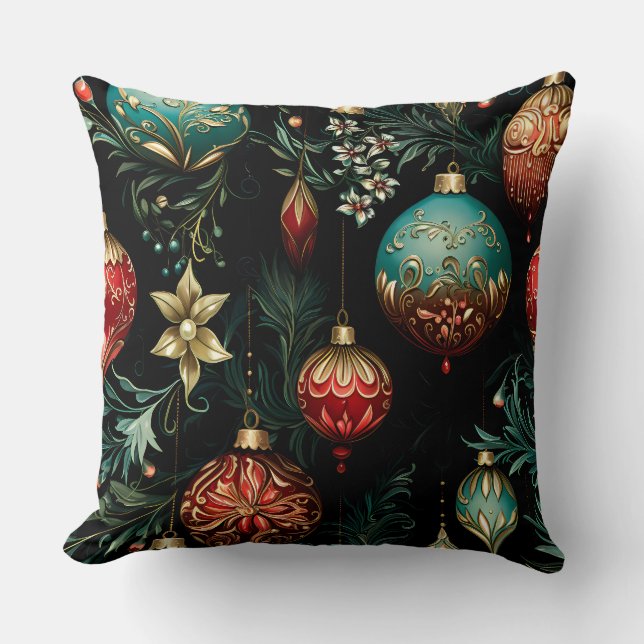 Almofada Jardim Botânico de Ornamento do Crepúsculo (Frente)