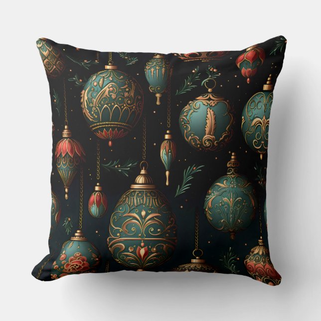 Almofada Jardim Botânico de Ornamento do Crepúsculo (Frente)