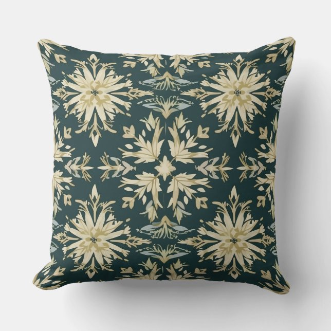 Almofada Jardim Botânico Morris de inverno (Frente)