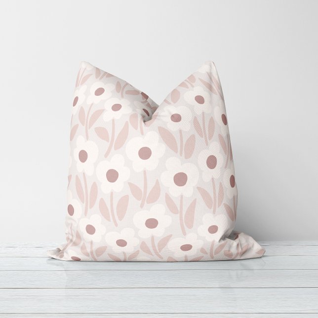 Almofada Jardim de Chalkflower Soft Romântico Rosa (Criador carregado)