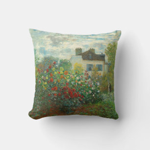 Almofada Jardim do Artista Monet em Argenteuil Pintura