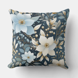 Almofada Jardim Glacial Botânico de inverno