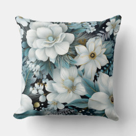 Almofada Jardim Glacial Botânico de inverno