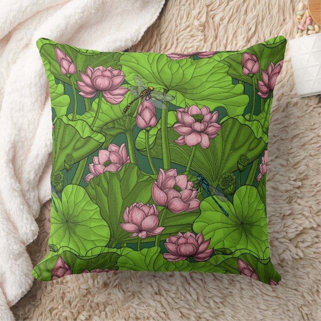 Almofada Jardim Lotus (Cobertor)