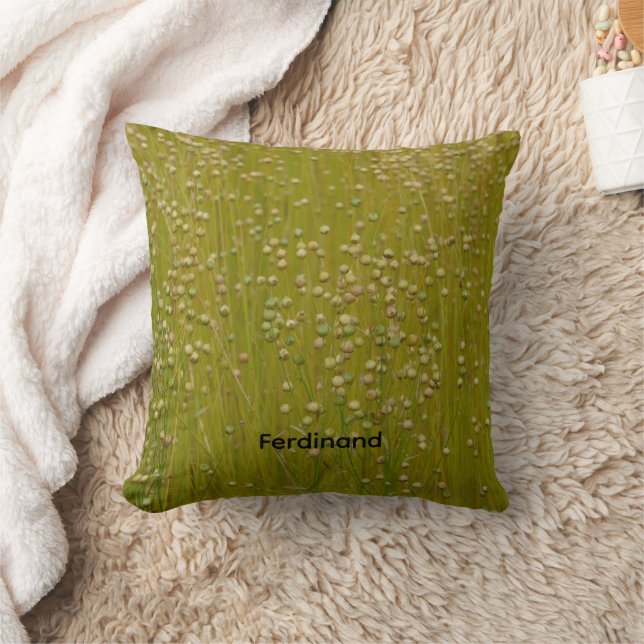 Almofada Jardim Verde e Verde Amarelo Personalizado dos Lor (Cobertor)