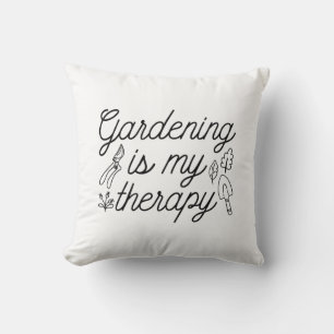 Almofada Jardinagem É Minha Terapia