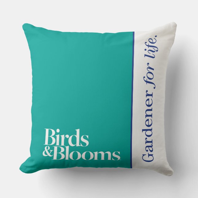 Almofada Jardineiro para a Vida (Frente)