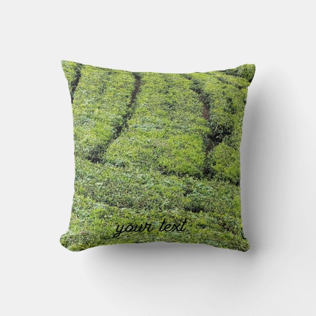 Almofada Jardins de chá de Munnar em  (Frente)