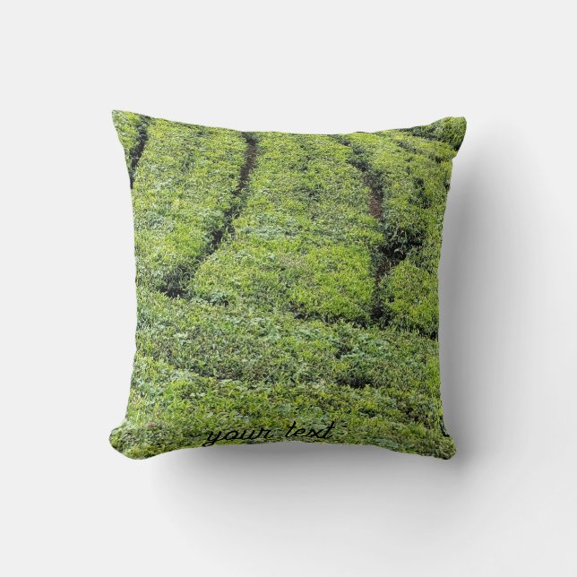 Almofada Jardins de chá de Munnar em  (Frente)