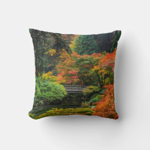 Almofada Jardins Japoneses no Outono em Portland, Oregon 5