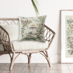Almofada Jean-Baptiste Pillement Vintage Chinoiserie Art<br><div class="desc">Jean-Baptist Pillement foi um artista incrível que capturou o capricho e o romance da China dos anos 1700 num estilo divertido de Chinoiserie que está atualmente em tendência para temas de decoração doméstica. O impressão original é o Museu do Reunido de Nova York, imagem de dominio público que foi cuidadosamente...</div>