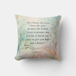 Almofada Jeremiah 29:11 Bíblia Versa Imagem