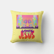 Jesus ama você Travesseiro decorativo