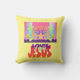 Almofada Jesus ama você Travesseiro decorativo