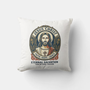 Almofada Jesus Barbeiro Masculino Camiseta Gráfica Grooming