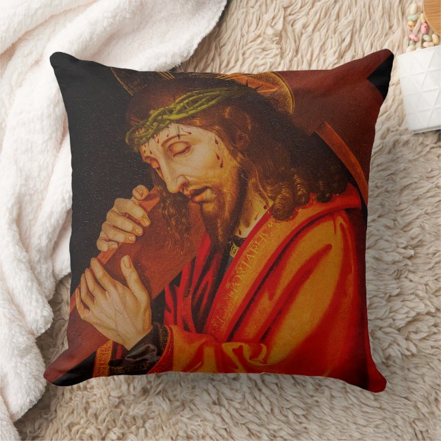 Almofada Jesus carrying the cross pillow (Cobertor)