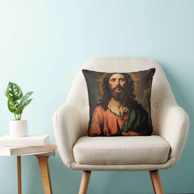 Almofada Jesus Christianity Reniassance (Cadeira)