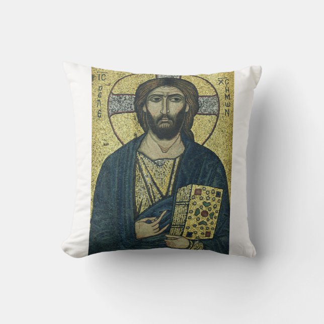 Almofada Jesus Cristo Pantocrator (Frente)