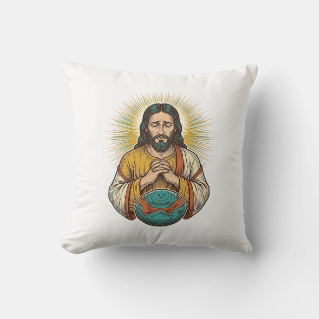 Almofada Jesus desapontado Bola de Exercício Murcha Falha n (Frente)