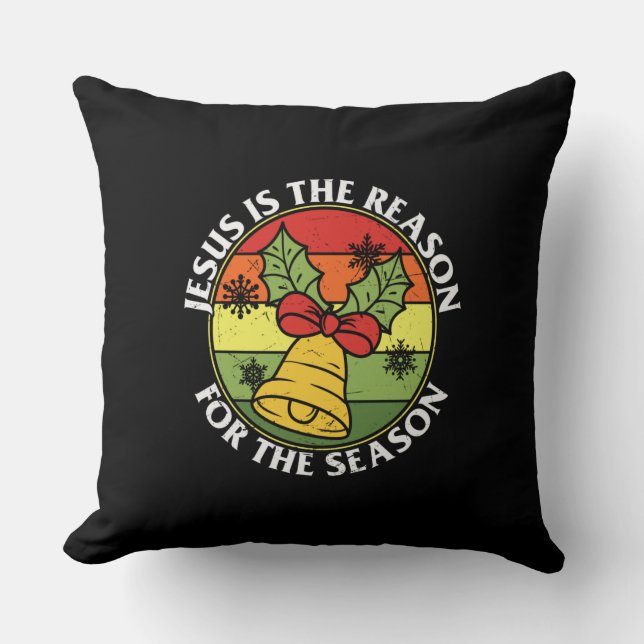 Almofada Jesus É A Razão Da Época (Frente)