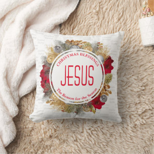 Almofada JESUS É A RAZÃO PELA QUAL AS Bênçãos DE Natal